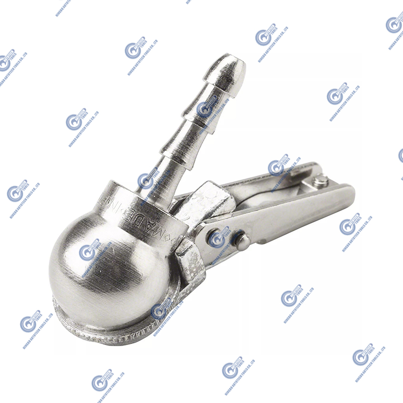 AC-06HD Standard Bohrball-Ball Fuß Luft Chuck mit Clip, 9mm Schlauch Barb