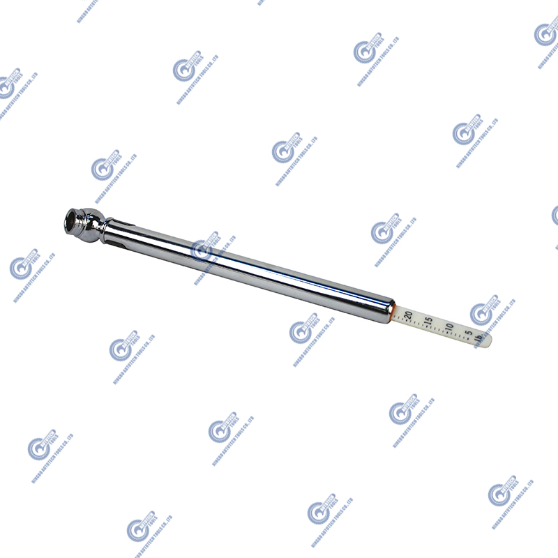 1192 Chrom-Bleistift-Reifenanzeige (5-50 psi)